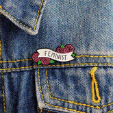 Feminist Banner Pin Pin PRIDE MODE